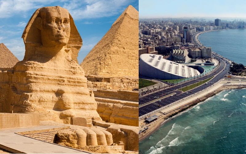 Пирамиды Гизы-Александрия на 1 день (самолетом)